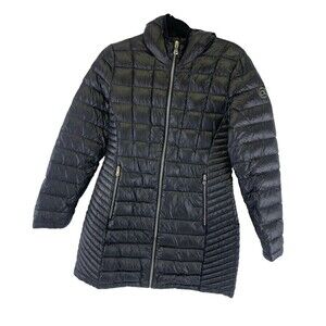 BOGO Calvin Klein Packable Lightweight Premium Down Jacket Hooded Black Puffer M